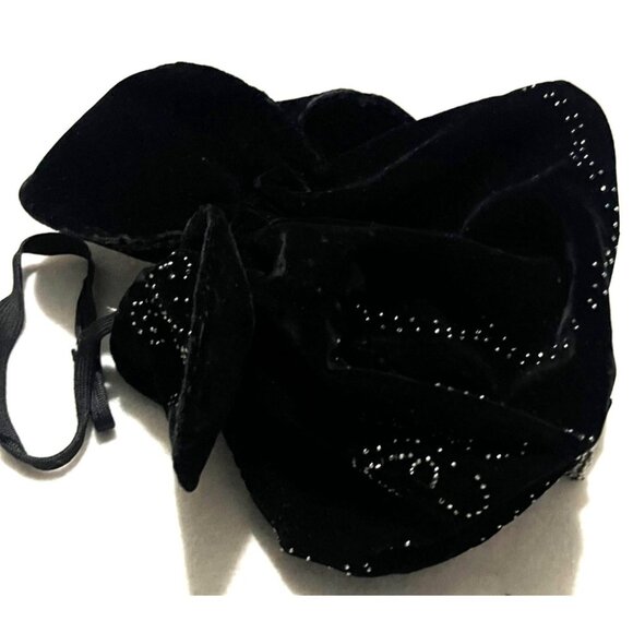 Lot of 2 vintage purses Black ,red and 1 pair of black Lace Fingerless gloves - Picture 9 of 12